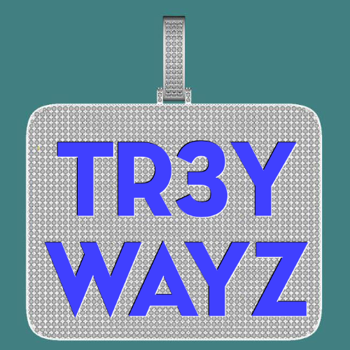 CUSTOM LETTER NECKLACE 3D BIG SQUARE