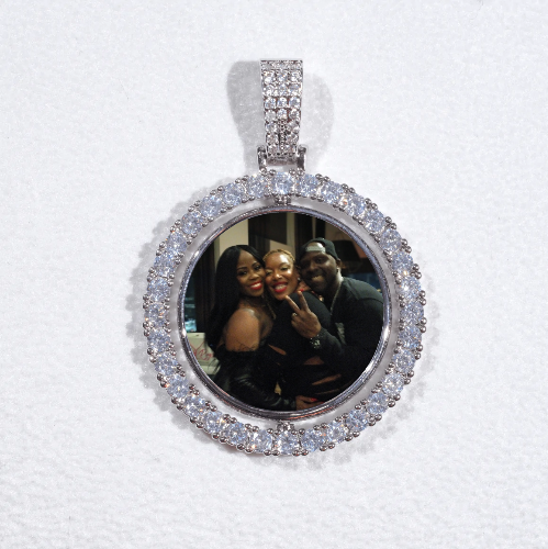 3D Spinning 2-Faced Custom Picture Pendant