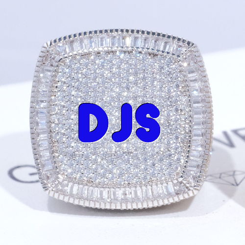 CUSTOM LETTER 3D ICED RING