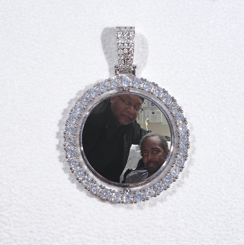 3D Spinning 2-Faced Custom Picture Pendant