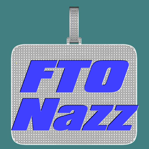 CUSTOM LETTER NECKLACE 3D BIG SQUARE
