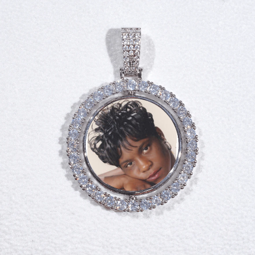 3D Spinning 2-Faced Custom Picture Pendant