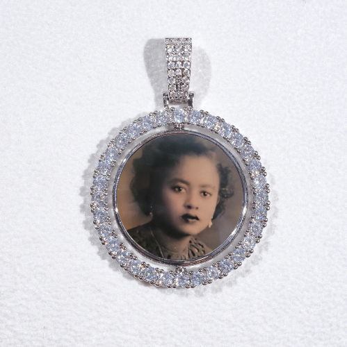 3D Spinning 2-Faced Custom Picture Pendant