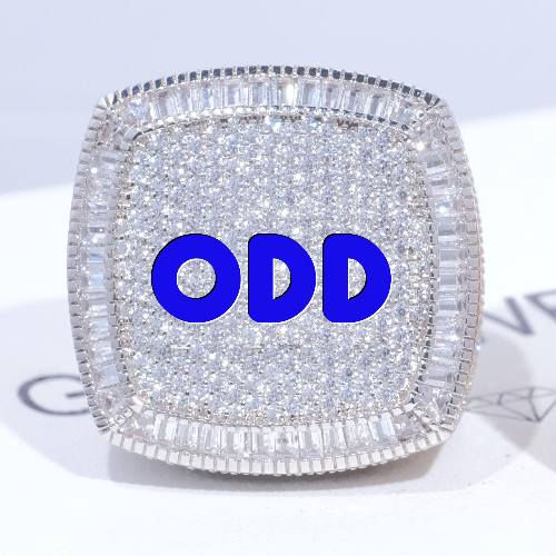 CUSTOM LETTER 3D ICED RING