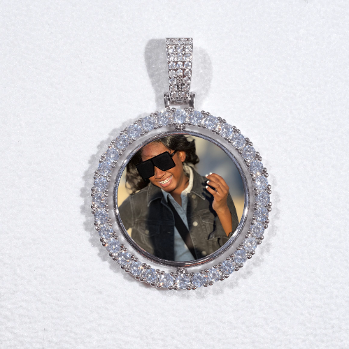 3D Spinning 2-Faced Custom Picture Pendant