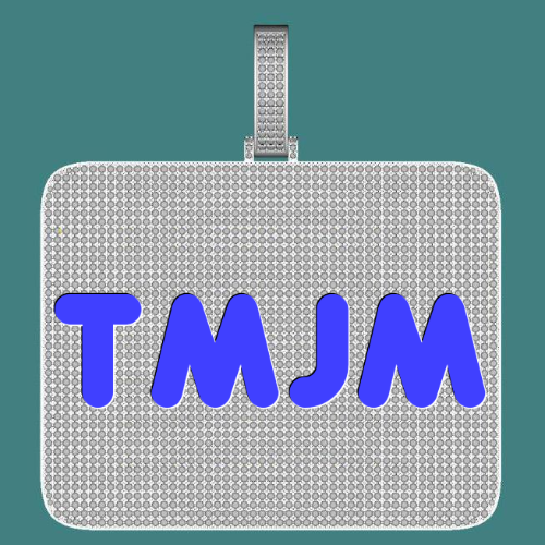 CUSTOM LETTER NECKLACE 3D BIG SQUARE