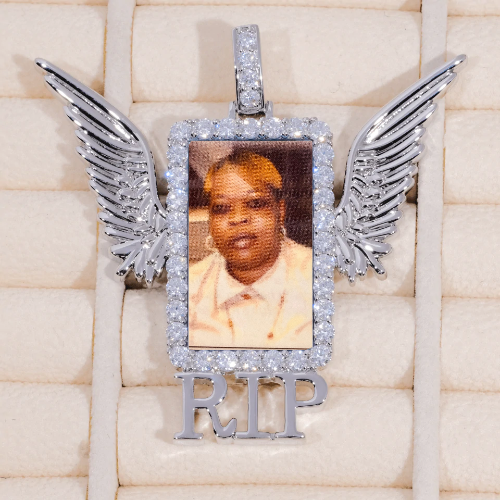 RIP WING 3D CUSTOM PICTURE PENDANT