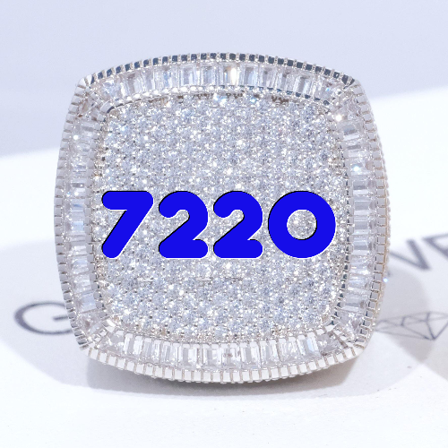 CUSTOM LETTER 3D ICED RING