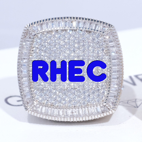 CUSTOM LETTER 3D ICED RING