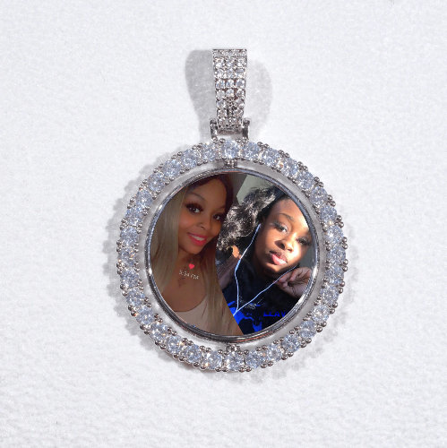 3D Spinning 2-Faced Custom Picture Pendant