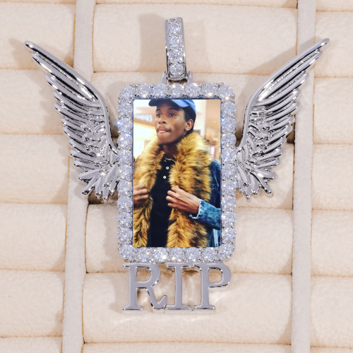 RIP WING 3D CUSTOM PICTURE PENDANT