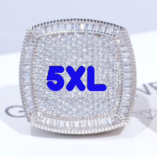CUSTOM LETTER 3D ICED RING