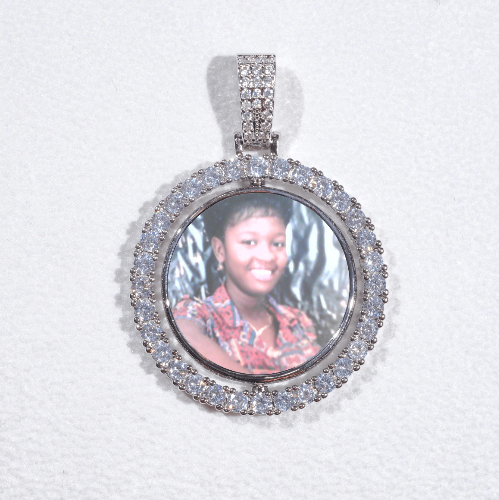 3D Spinning 2-Faced Custom Picture Pendant