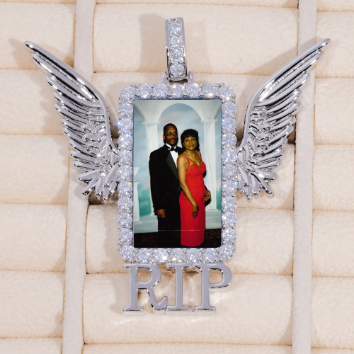 RIP WING 3D CUSTOM PICTURE PENDANT