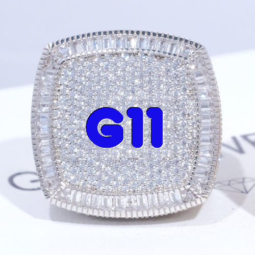 CUSTOM LETTER 3D ICED RING