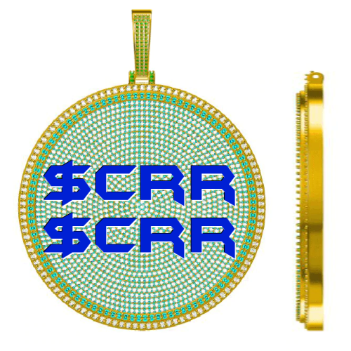 CUSTOM LETTER NECKLACE 3D BIG DISC