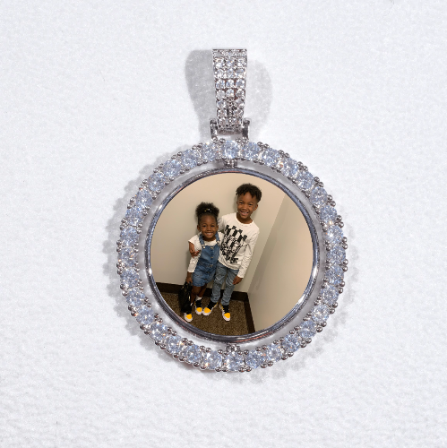 3D Spinning 2-Faced Custom Picture Pendant