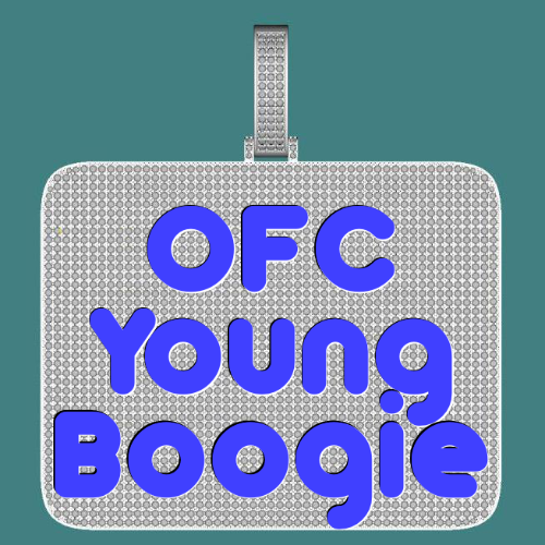 CUSTOM LETTER NECKLACE 3D BIG SQUARE
