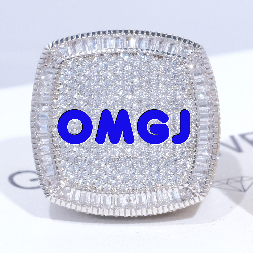 CUSTOM LETTER 3D ICED RING