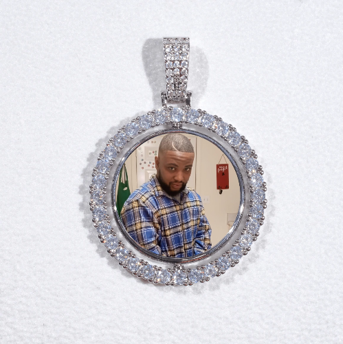 3D Spinning 2-Faced Custom Picture Pendant