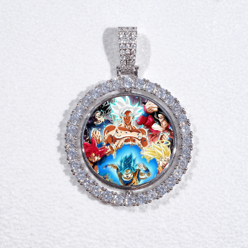 3D Spinning 2-Faced Custom Picture Pendant