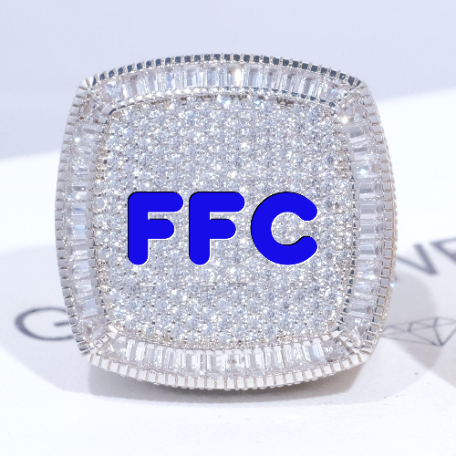 CUSTOM LETTER 3D ICED RING