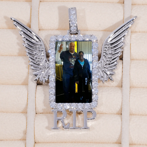 RIP WING 3D CUSTOM PICTURE PENDANT