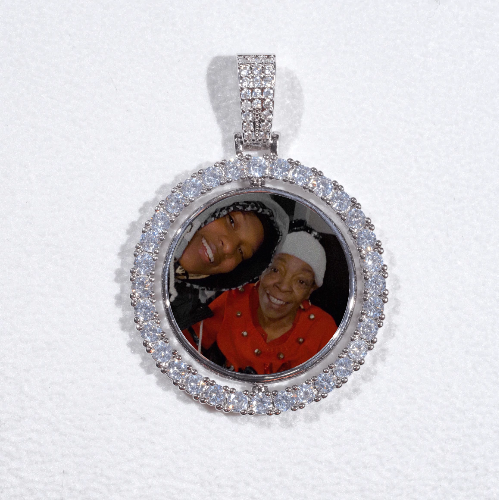 3D Spinning 2-Faced Custom Picture Pendant