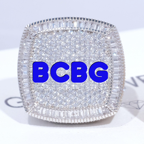 CUSTOM LETTER 3D ICED RING