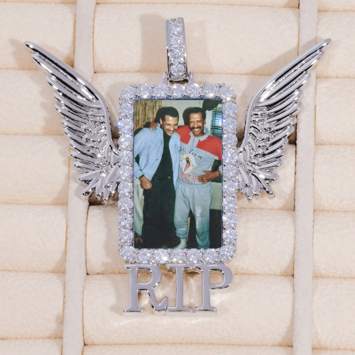 RIP WING 3D CUSTOM PICTURE PENDANT