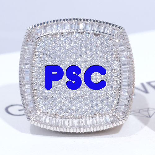 CUSTOM LETTER 3D ICED RING