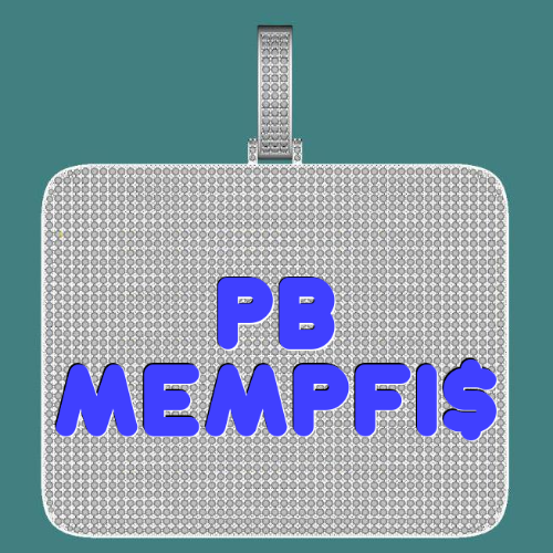 CUSTOM LETTER NECKLACE 3D BIG SQUARE