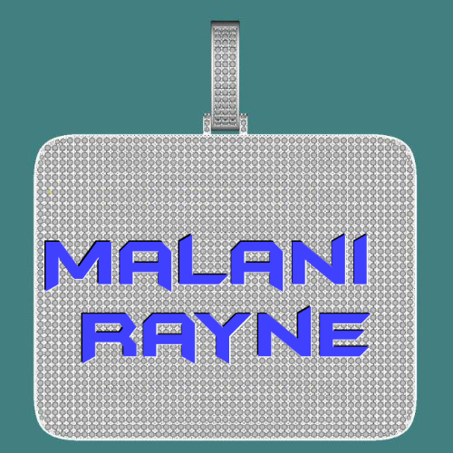 CUSTOM LETTER NECKLACE 3D BIG SQUARE