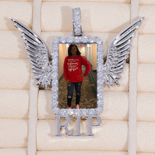 RIP WING 3D CUSTOM PICTURE PENDANT