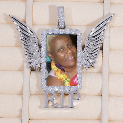RIP WING 3D CUSTOM PICTURE PENDANT