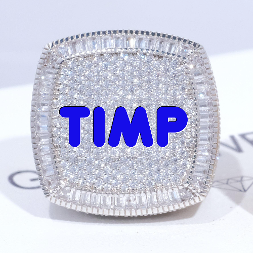 CUSTOM LETTER 3D ICED RING