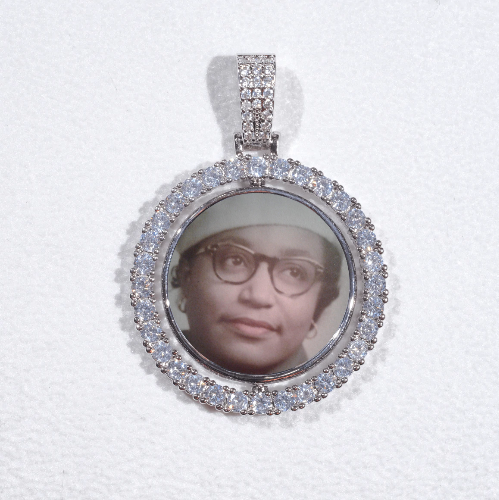 3D Spinning 2-Faced Custom Picture Pendant