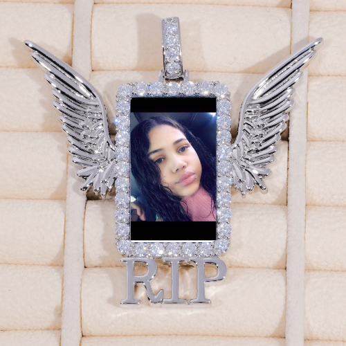 RIP WING 3D CUSTOM PICTURE PENDANT