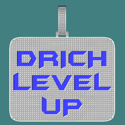 CUSTOM LETTER NECKLACE 3D BIG SQUARE