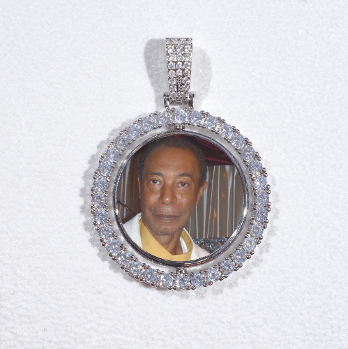 3D Spinning 2-Faced Custom Picture Pendant