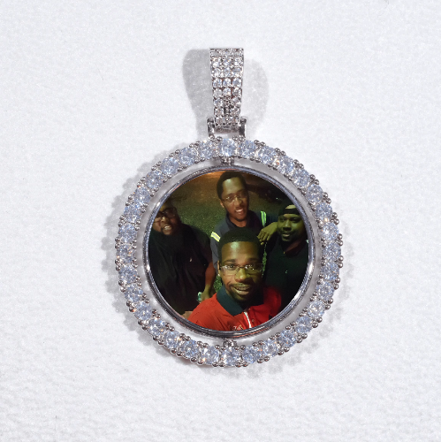 3D Spinning 2-Faced Custom Picture Pendant
