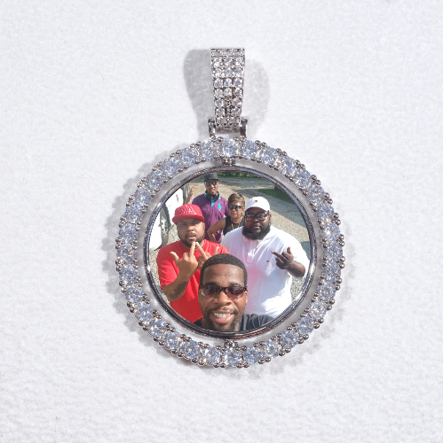 3D Spinning 2-Faced Custom Picture Pendant