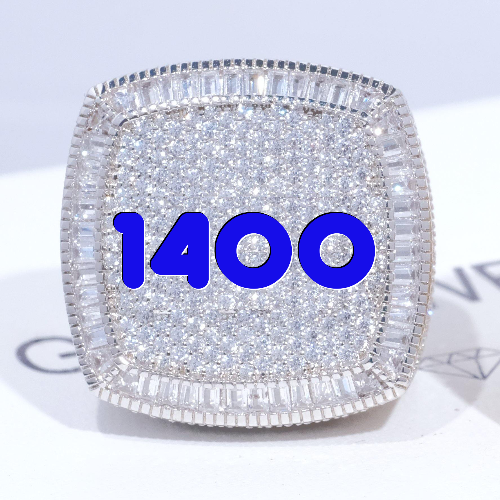 CUSTOM LETTER 3D ICED RING