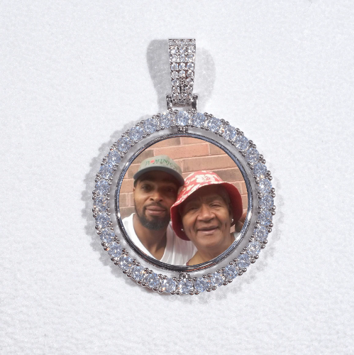 3D Spinning 2-Faced Custom Picture Pendant