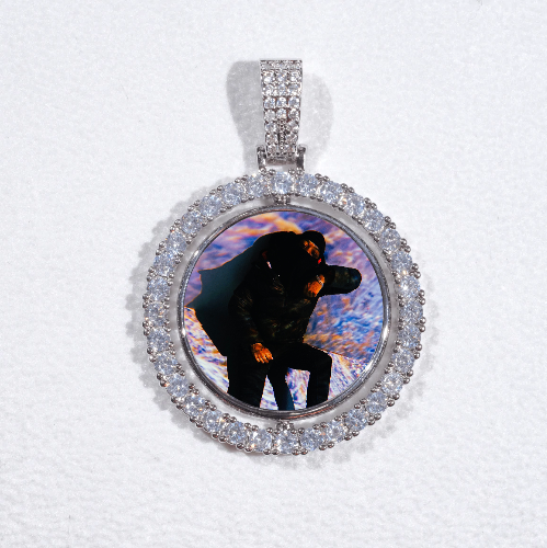3D Spinning 2-Faced Custom Picture Pendant