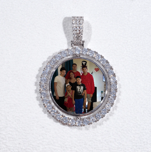 3D Spinning 2-Faced Custom Picture Pendant