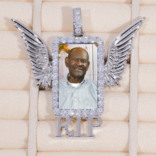 RIP WING 3D CUSTOM PICTURE PENDANT