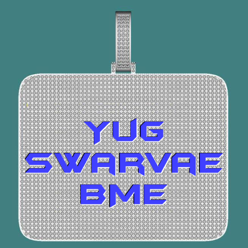 CUSTOM LETTER NECKLACE 3D BIG SQUARE