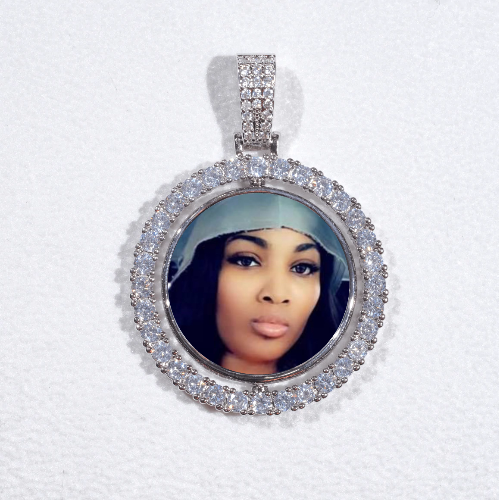3D Spinning 2-Faced Custom Picture Pendant