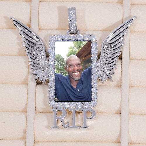 RIP WING 3D CUSTOM PICTURE PENDANT